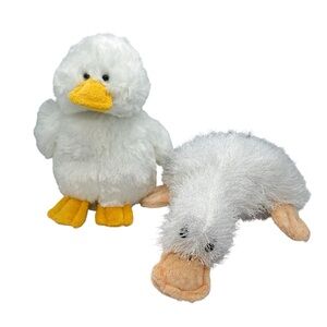 Ganz Webkinz HM021 Googles Platypus Duck and HM148 Duck Plush Lot **No Codes**
